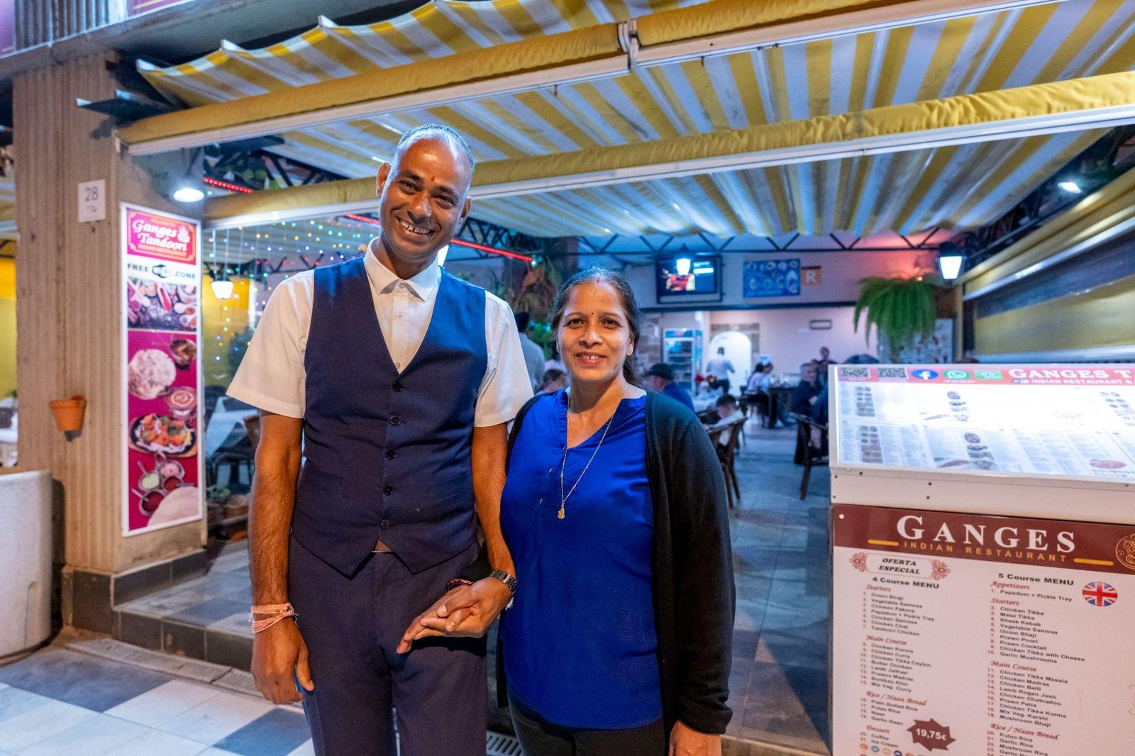 Harish and Urmila, founders of Ganges Tandoori